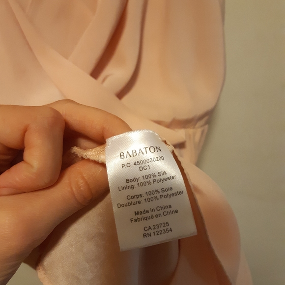 Soft pink wrap top - Picture 2 of 3